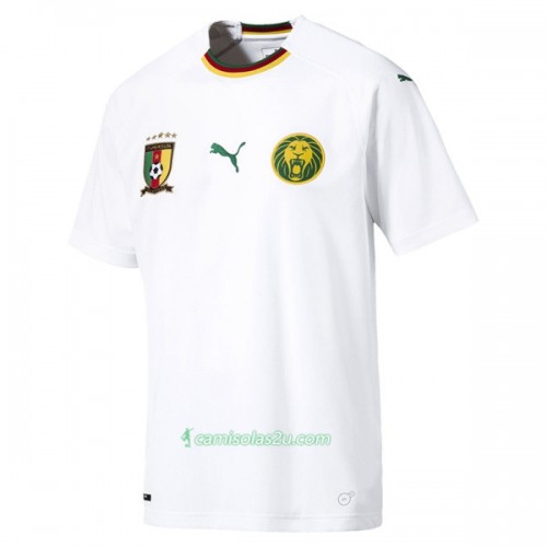 Camisolas de Futebol Camarões Equipamento Alternativa 2018 Manga Curta Camisolas de Futebol Camarões Equipamento Alternativa 2018 Manga Curta